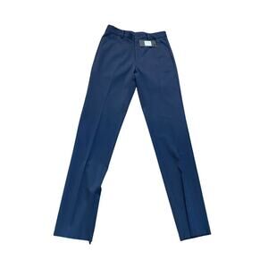 NWT House of Harlow 1960 X Revolve Navy Blue Flat Front Dress Pants Size 28